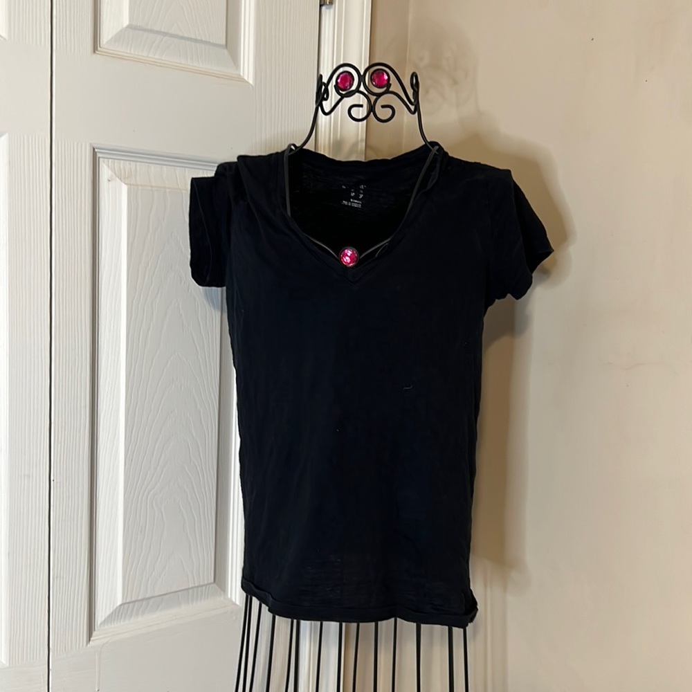 A new day Black T-Shirt, Size: XS